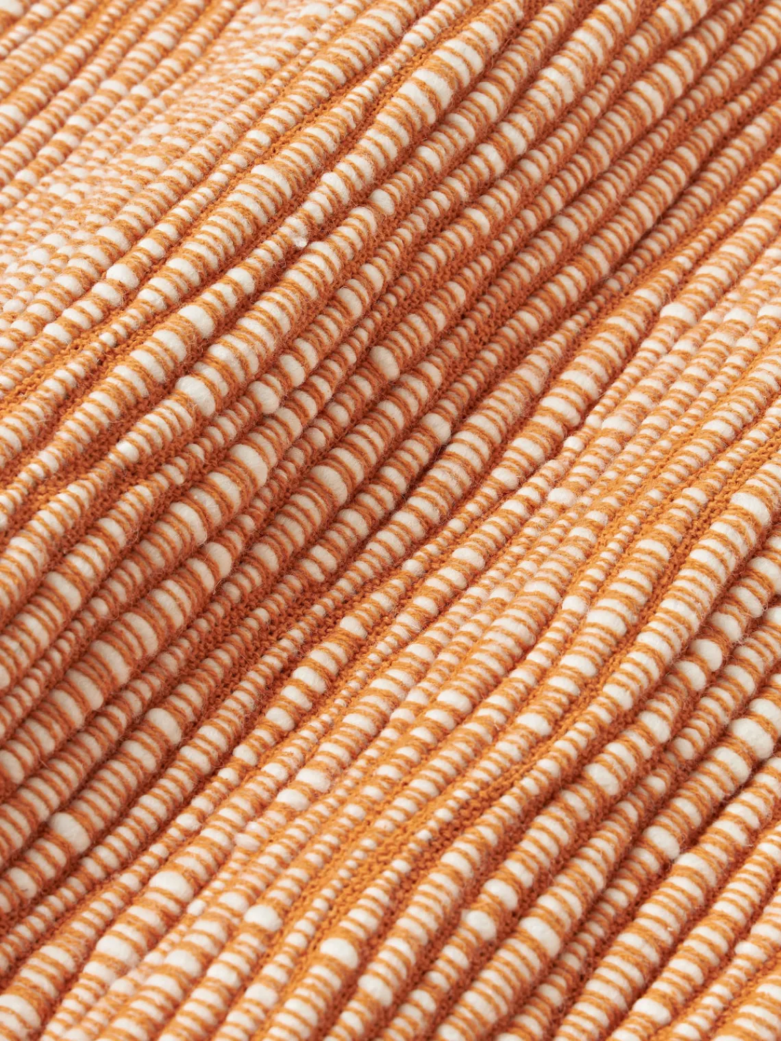 Mantas|Cojines Decorativos>Westwing Collection Funda de cojín de lana bordada Jaira Naranja