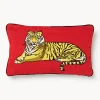 Cojines Decorativos|Mantas>Jonathan Adler Funda de cojín de lana Safari