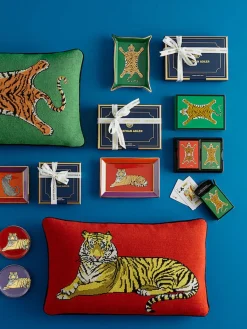 Cojines Decorativos|Mantas></noscript>Jonathan Adler Funda de cojín de lana Safari
