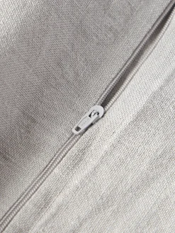 New Funda de cojín de lino con flecos Luana Mantas|Cojines Decorativos