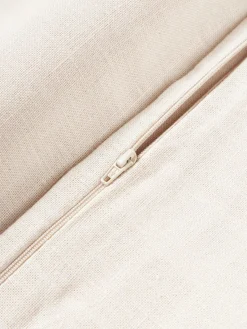 New Funda de cojín de lino con flecos Luana Mantas|Cojines Decorativos