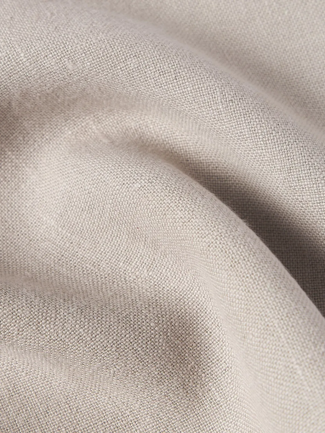 Mantas|Cojines Decorativos>Westwing Collection Funda de cojín de lino con flecos Luana Beige claro