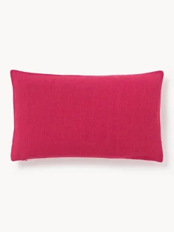 Online Funda de cojín de lino con estampado gráfico Lexi Cojines Decorativos|Mantas