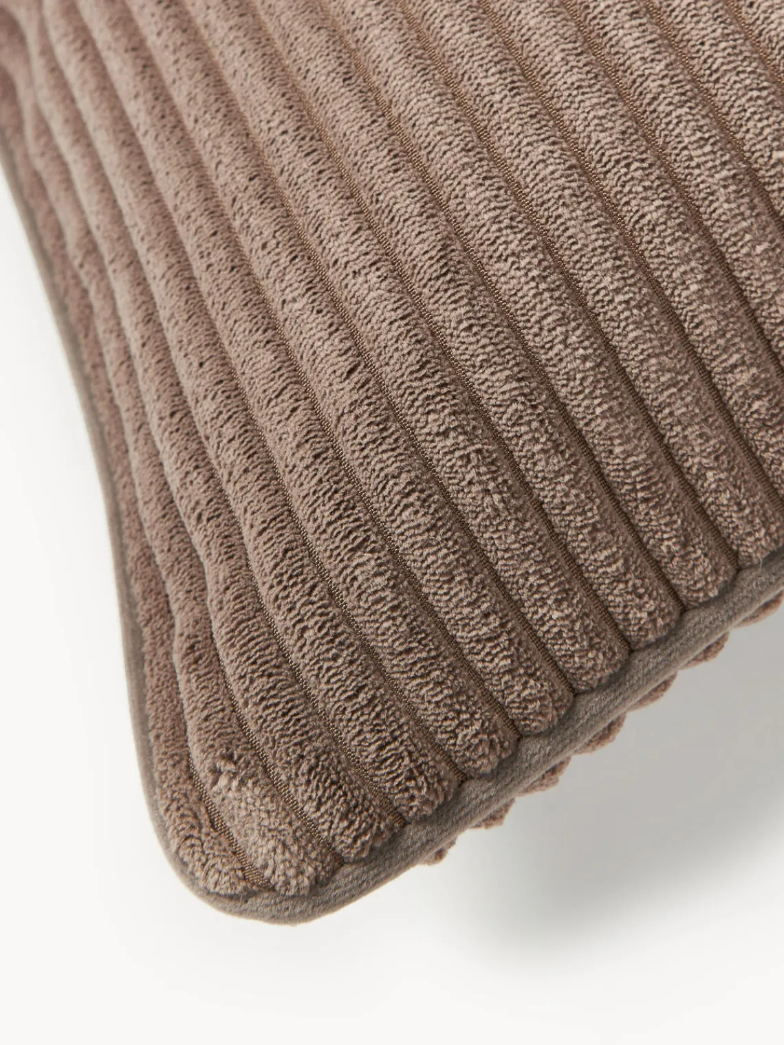 Mantas|Cojines Decorativos>Westwing Collection Funda de cojín de pana Kylen Turrón