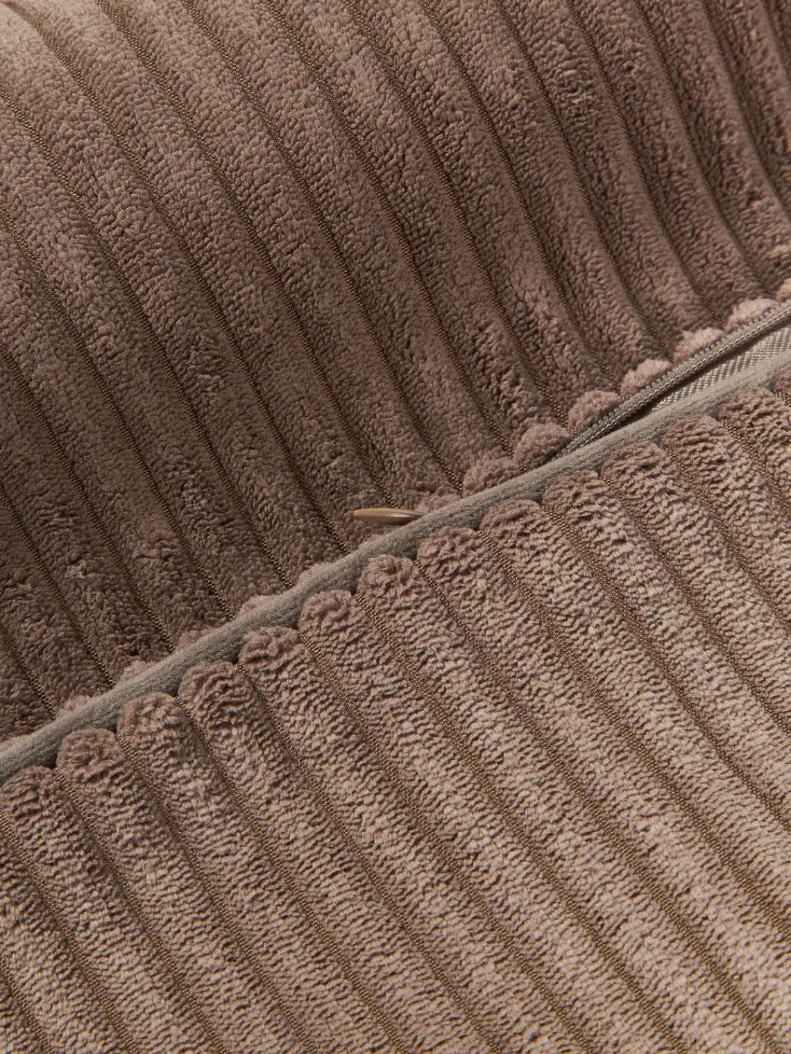 Mantas|Cojines Decorativos>Westwing Collection Funda de cojín de pana Kylen Turrón