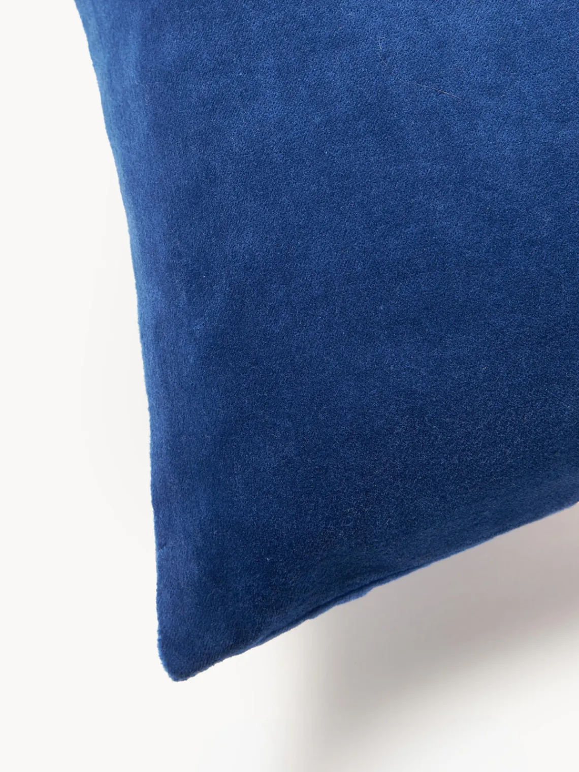 Mantas|Cojines Decorativos>Westwing Collection Funda de cojín de patchwork de terciopelo Tete Azul oscuro, lila, rosa, blanco Off White