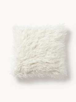 Outlet Funda de cojín de pelo sintético rizado Morten Cojines Decorativos|Mantas