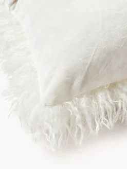 Outlet Funda de cojín de pelo sintético rizado Morten Cojines Decorativos|Mantas