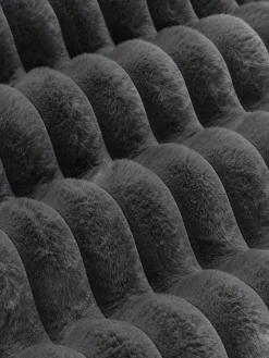 Cojines Decorativos|Mantas></noscript>Westwing Collection Funda de cojín de piel sintética Lovey Gris oscuro
