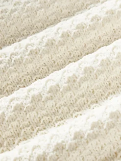 Cojines Decorativos|Mantas></noscript>Westwing Collection Funda de cojín de punto de chenilla Everly Blanco Off White