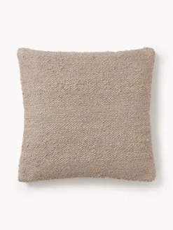 Mantas|Cojines Decorativos>Westwing Collection Funda de cojín de seda Rowan Taupe