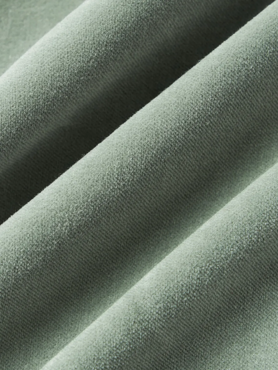 Mantas|Cojines Decorativos>Westwing Collection Funda de cojín de terciopelo Dana Verde salvia