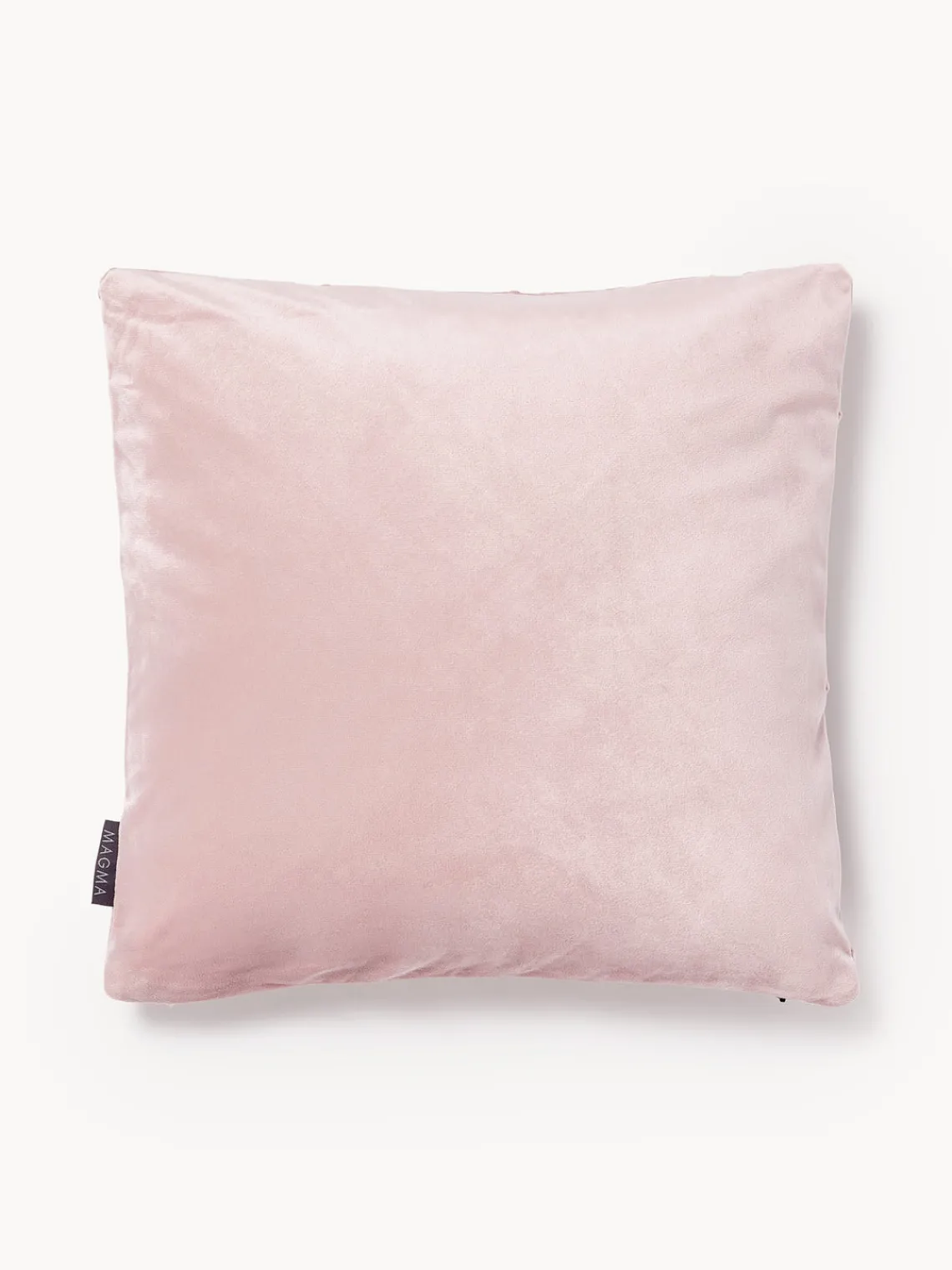 Mantas|Cojines Decorativos>Magma Funda de cojín de terciopelo Nobless Rosa claro