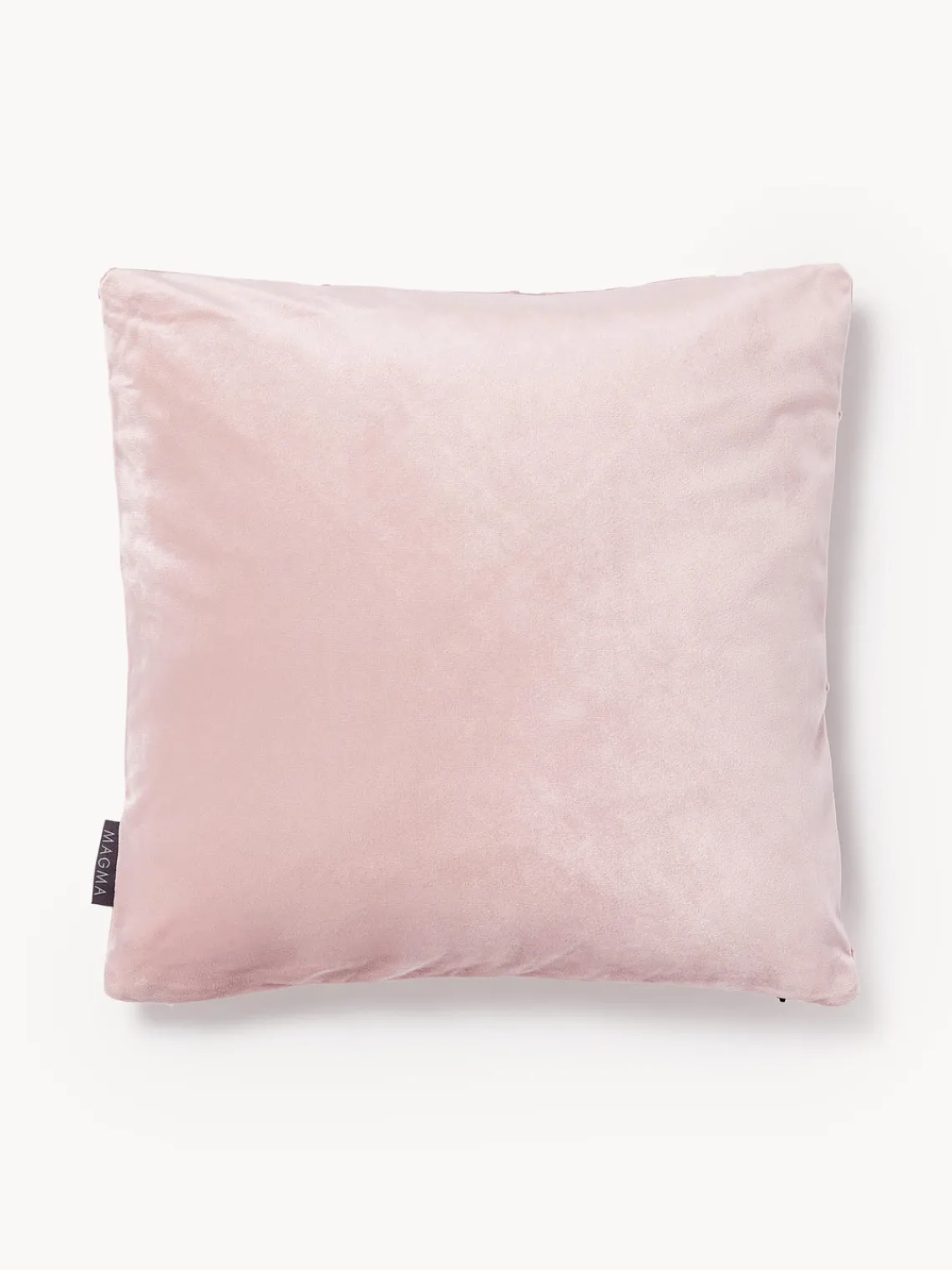 Mantas|Cojines Decorativos>Magma Funda de cojín de terciopelo Nobless Rosa claro