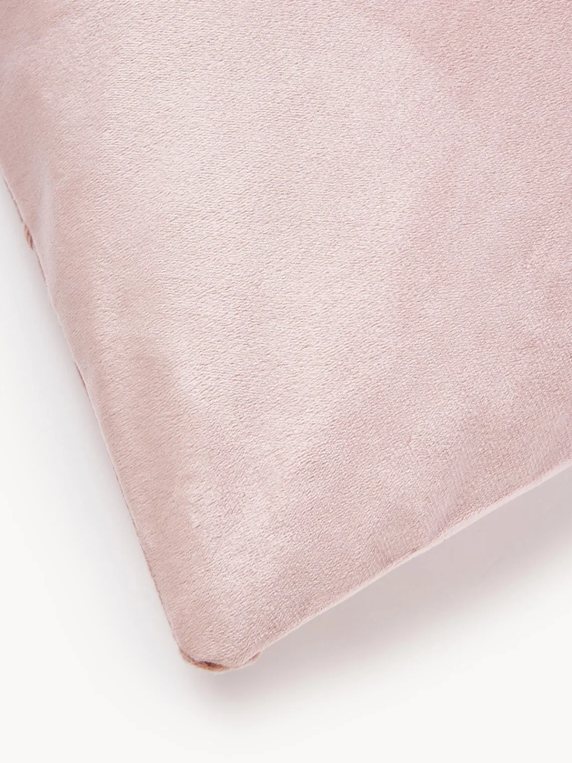 Mantas|Cojines Decorativos>Magma Funda de cojín de terciopelo Nobless Rosa claro