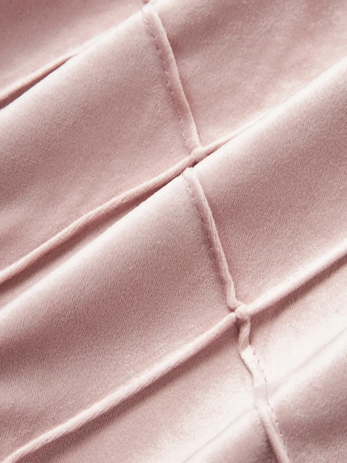 Mantas|Cojines Decorativos>Magma Funda de cojín de terciopelo Nobless Rosa claro