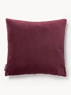 Cojines Decorativos|Mantas></noscript>Magma Funda de cojín de terciopelo Nobless Rojo vino