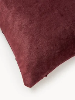 Cojines Decorativos|Mantas></noscript>Magma Funda de cojín de terciopelo Nobless Rojo vino