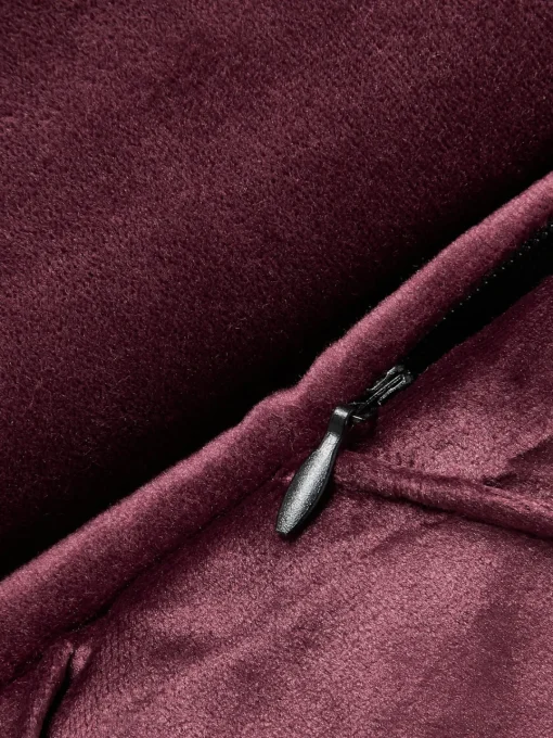Cojines Decorativos|Mantas>Magma Funda de cojín de terciopelo Nobless Rojo vino