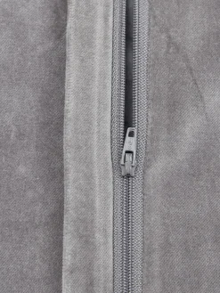 Cojines Decorativos|Mantas></noscript>Westwing Collection Funda de cojín de terciopelo texturizada Sina Gris
