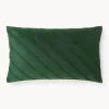 Online Funda de cojín de terciopelo texturizada Leyla Cojines Decorativos|Mantas