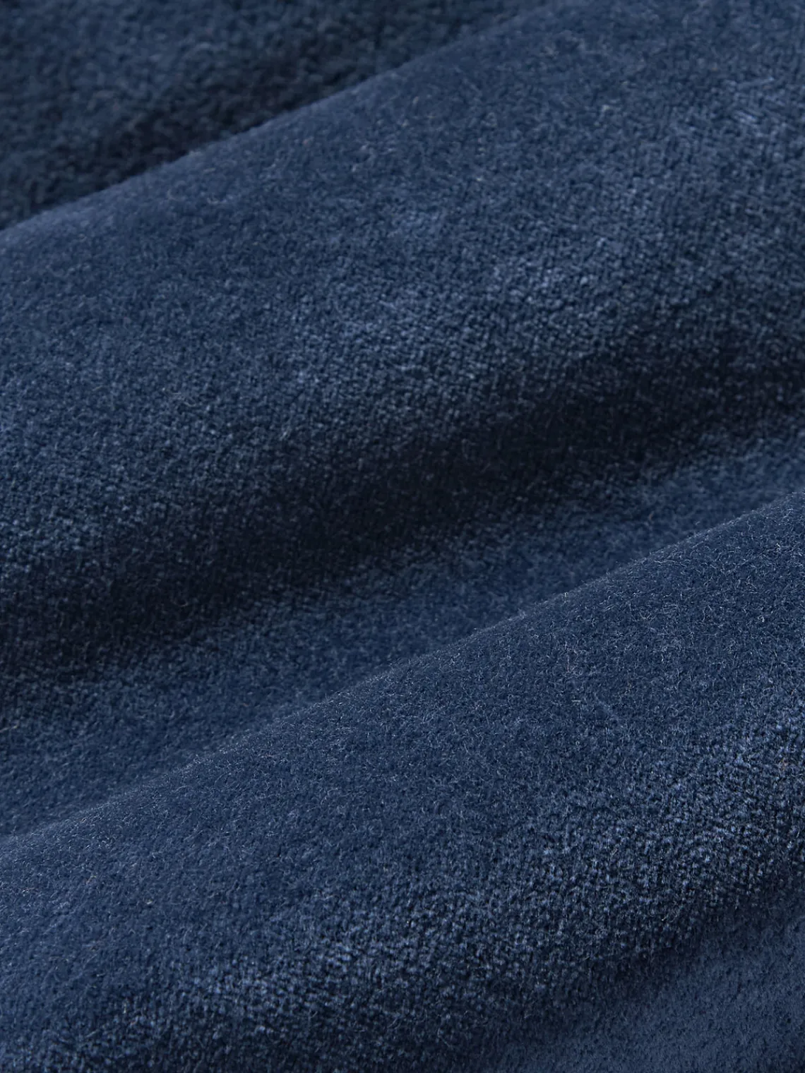 Mantas|Cojines Decorativos>Westwing Collection Funda de cojín de terciopelo texturizada Sina Azul oscuro