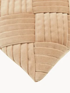 Cojines Decorativos|Mantas></noscript>Westwing Collection Funda de cojín de terciopelo texturizada Sina Beige