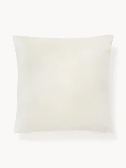 Mantas|Cojines Decorativos></noscript>Westwing Collection Funda de cojín de terciopelo bordada Cheetah Blanco Off White, dorado