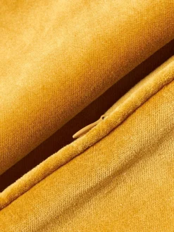 Mantas|Cojines Decorativos></noscript>Westwing Collection Funda de cojín de terciopelo Dana Ocre