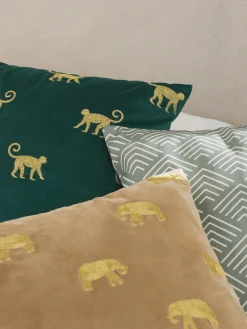 New Funda de cojín de terciopelo bordada Legong Cojines Decorativos|Cojines Decorativos