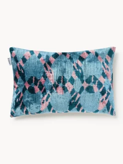 Hot Funda de cojín de terciopelo con estampado abstracto Velvety Mantas|Cojines Decorativos