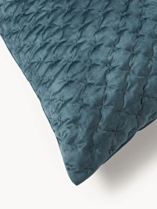 Online Funda de cojín de terciopelo acolchada Riko Almohadas|Mantas