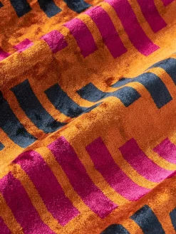 Outlet Funda de cojín de viscosa estampada en tejido jacquard Danelle Cojines Decorativos|Mantas