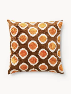 Outlet Funda de cojín de viscosa estampada en tejido jacquard Eddie Cojines Decorativos|Mantas