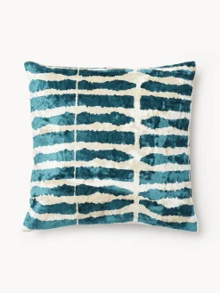 Outlet Funda de cojín de viscosa estampada en tejido jacquard Dejan Mantas|Cojines Decorativos