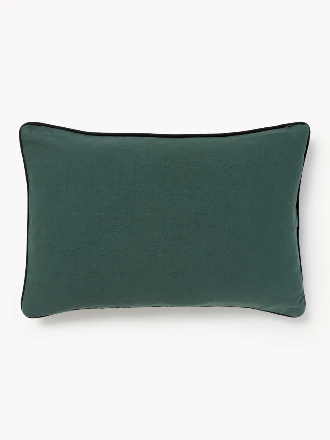 Mantas|Cojines Decorativos>Les Ottomans Funda de cojín decorativo de algodón artesanal Velvety Gris azulado, color vino, blanco Off White