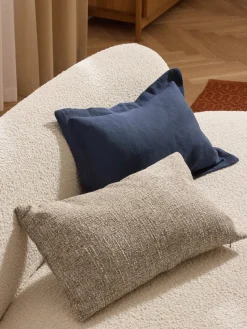 Sale Funda de cojín en bouclé Talea Mantas|Cojines Decorativos