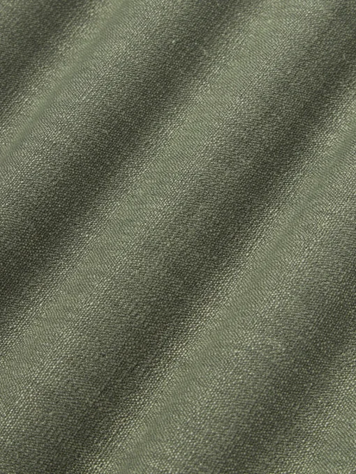 Mantas|Cojines Decorativos>Westwing Collection Funda de cojín en tejido bouclé con ribete Aya Verde oliva, blanco crema