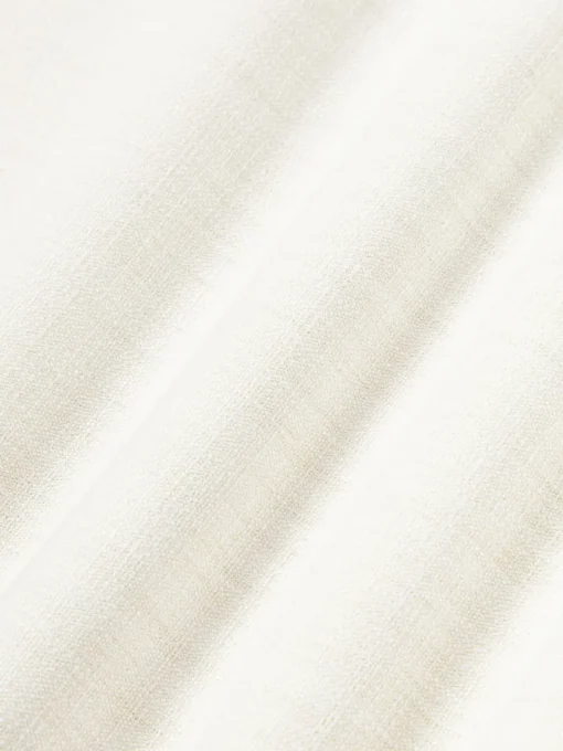 Cojines Decorativos|Mantas>Westwing Collection Funda de cojín en tejido bouclé con ribete Aya Blanco crema