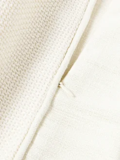 Cojines Decorativos|Mantas></noscript>Westwing Collection Funda de cojín en tejido bouclé con ribete Aya Blanco crema
