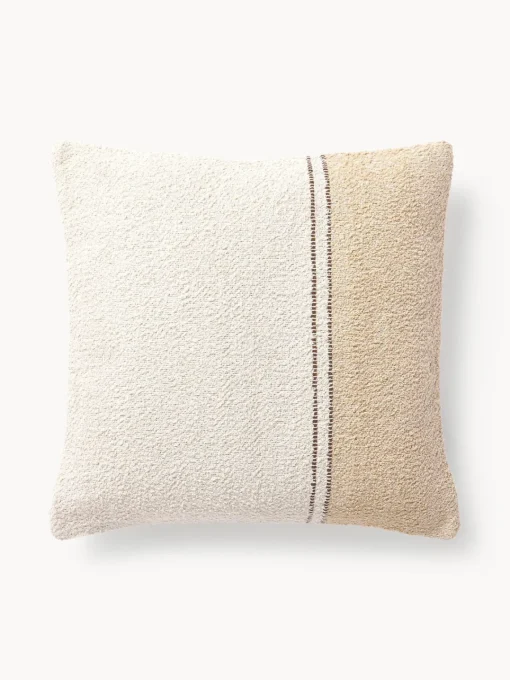 Cojines Decorativos|Mantas>Westwing Collection Funda de cojín en tejido bouclé Lago