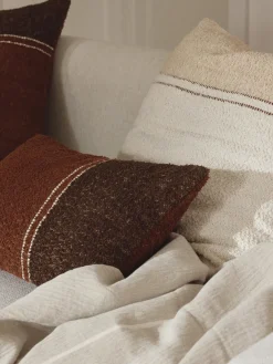 Cojines Decorativos|Mantas></noscript>Westwing Collection Funda de cojín en tejido bouclé Lago