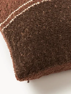 Discount Funda de cojín en tejido bouclé Lago Mantas|Cojines Decorativos