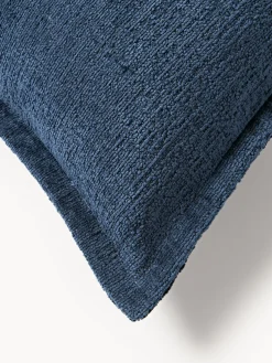 Cojines Decorativos|Mantas>Westwing Collection Funda de cojín en tejido bouclé Shannon DB 40x60 Bouclé gris azulado