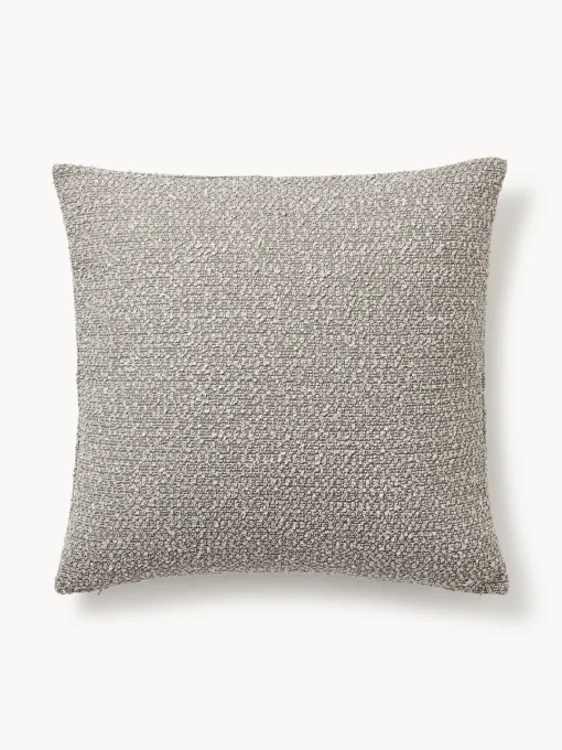 Mantas|Cojines Decorativos>Westwing Collection Funda de cojín en tejido bouclé Bellamie Bouclé greige