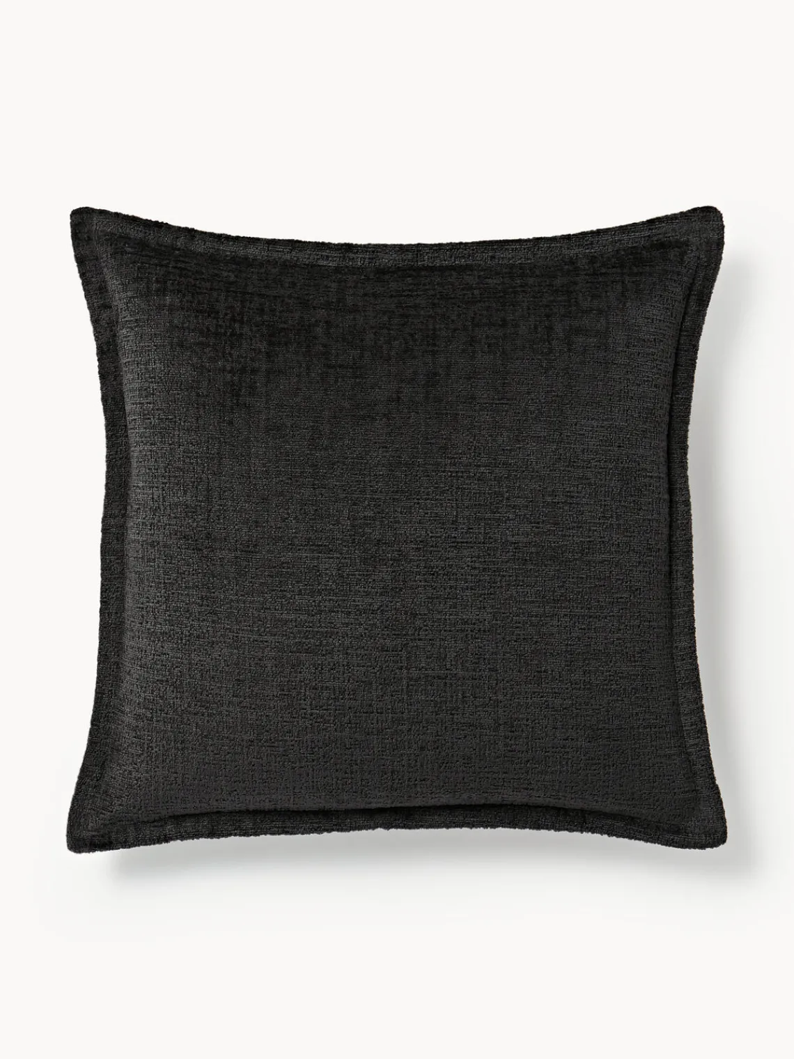 Mantas|Cojines Decorativos>Westwing Collection Funda de cojín en tejido bouclé Shannon S Bouclé negro