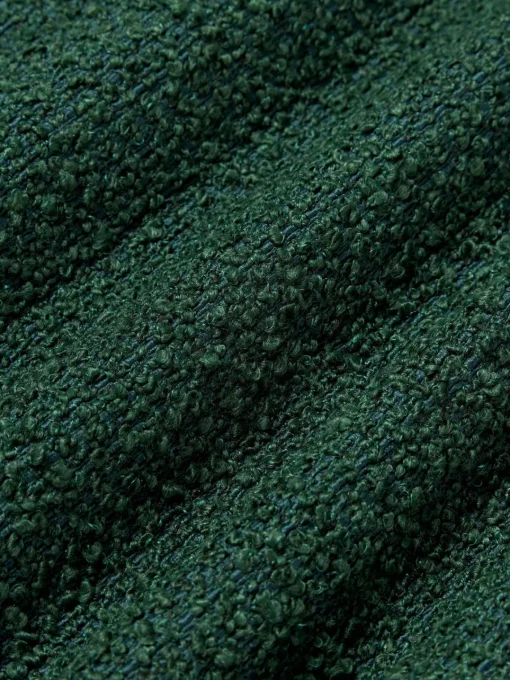 Cojines Decorativos|Cojines Decorativos>Westwing Collection Funda de cojín en tejido bouclé Bellamie Bouclé verde oscuro