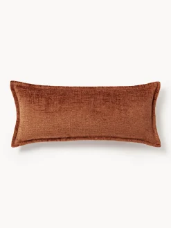 Mantas|Cojines Decorativos>Westwing Collection Funda de cojín en tejido bouclé Shannon 30x70 Bouclé terracota