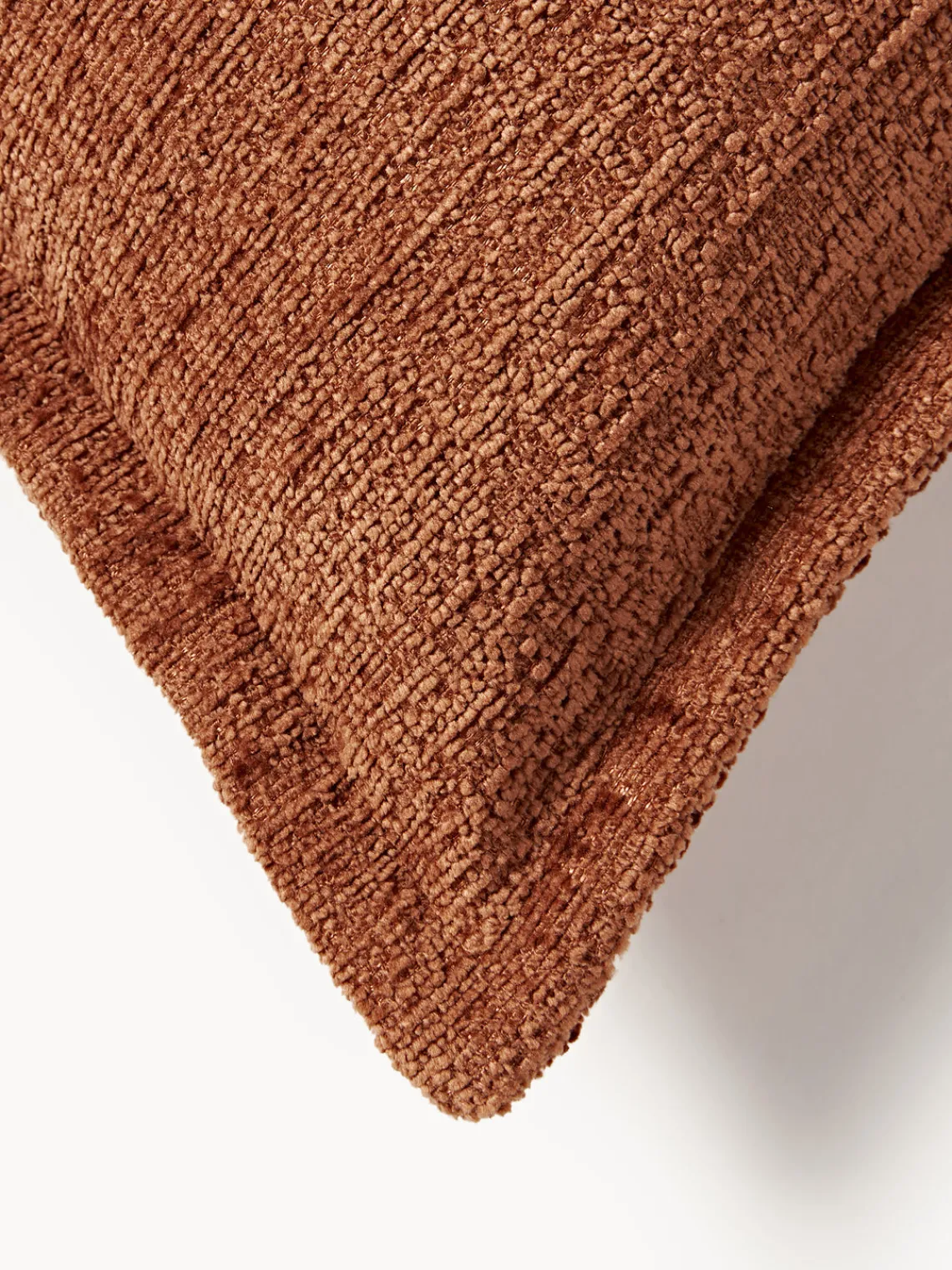 Mantas|Cojines Decorativos>Westwing Collection Funda de cojín en tejido bouclé Shannon 30x70 Bouclé terracota