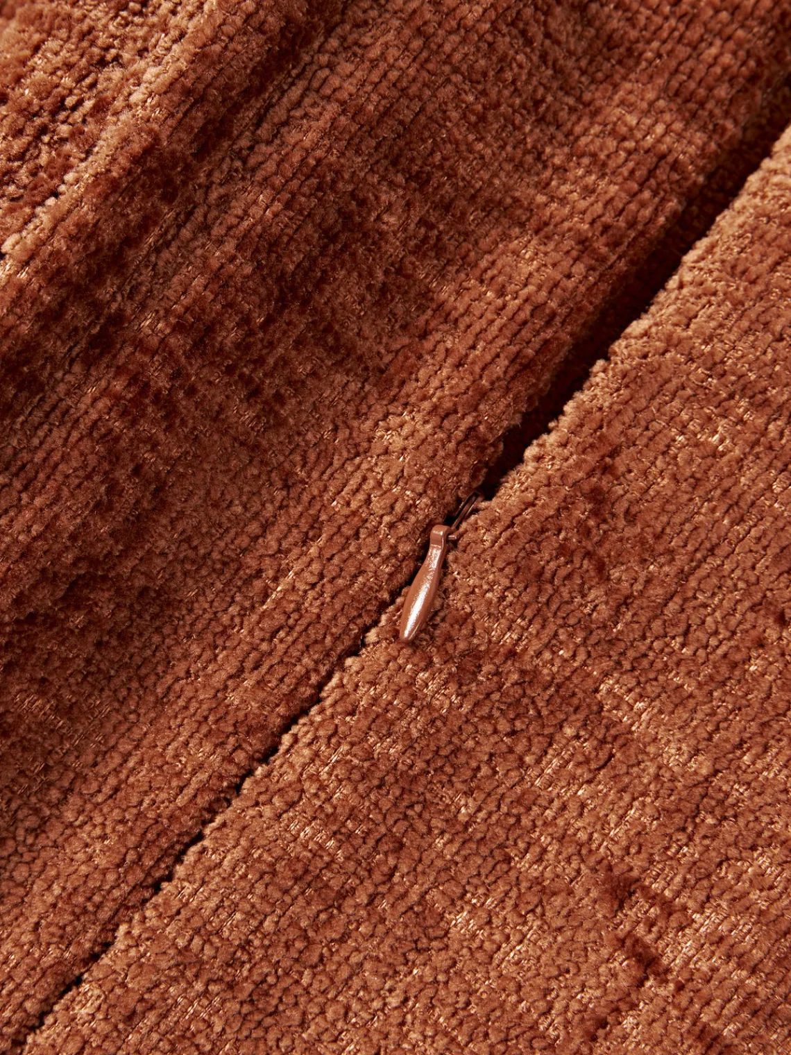 Mantas|Cojines Decorativos>Westwing Collection Funda de cojín en tejido bouclé Shannon 30x70 Bouclé terracota